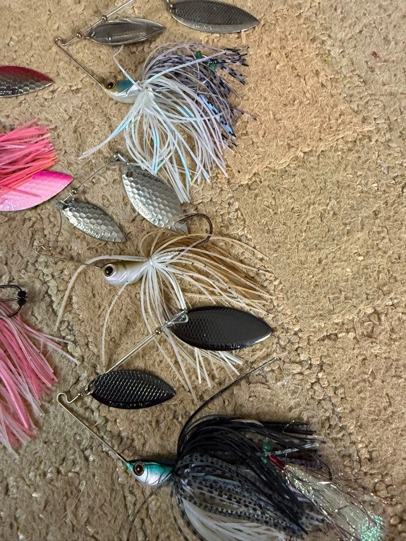 Jackal OSP Ever Green Spinnerbait Set 6pcs Used Lake Fishing - Image 4