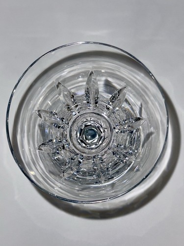 Marvelous Vintage 7.25 Inches Tall France Glass Crystal Stem Baccarat Austerlitz - Picture 10 of 14