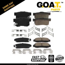 Brake Pad Front & Rear Set for Acura CSX Honda Accord Civic