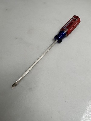 New Craftsman Screwdriver Slotted/Flat, 1/4 inch, 4'' (100mm), CMHT65014, SAE