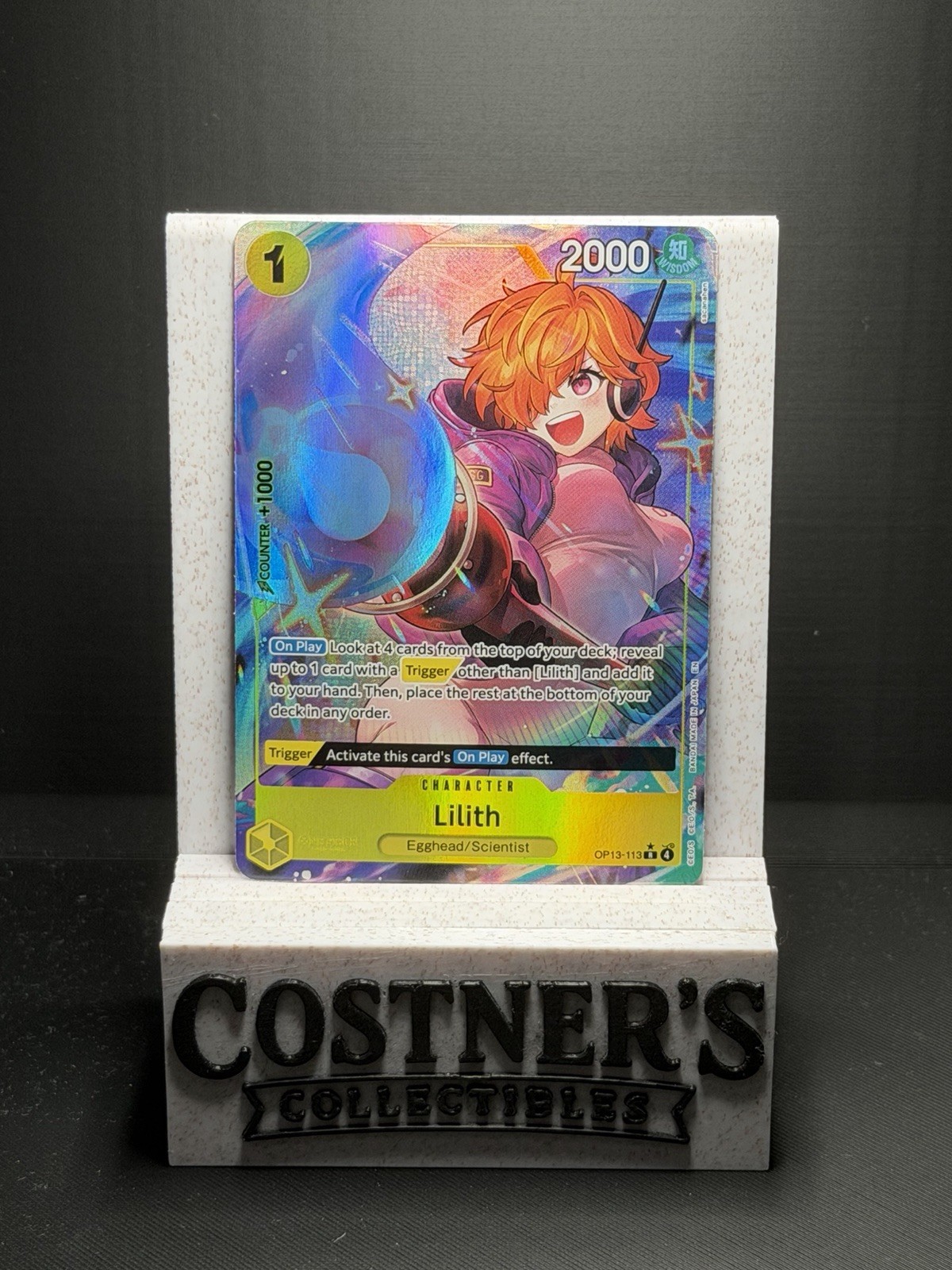 Lilith (Alt Art) OP13-113 One Piece Carrying On His Will English