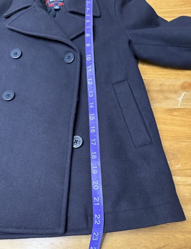 Brooks Brothers Wool Pea Coat Wool Boys Small - Picture 7 of 7