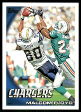 2010 Topps #253 Malcom Floyd San Diego Chargers football card