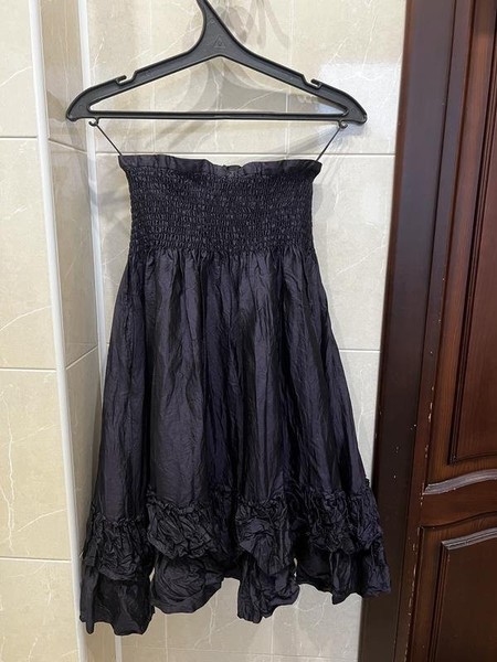 Women Rene Lezard Skirt Purple Silk 36