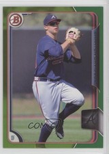 2015 Bowman Draft Green 57/99 Braxton Davidson #186 0w7