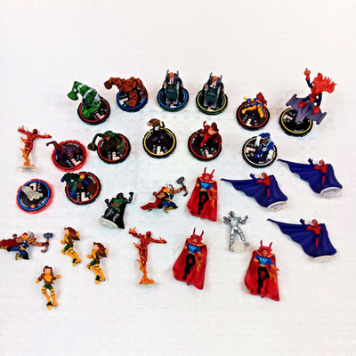 2002 Marvel Wizkids Heroclix Infinity Challenge Lot Of 27 Figures Miniatures