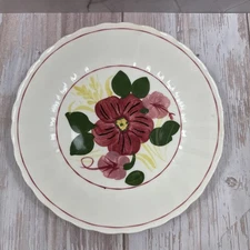 Blue Ridge Southern Pottery "Meadow Rose" Coupe Soup Bowl 8" Pink Pie Crust