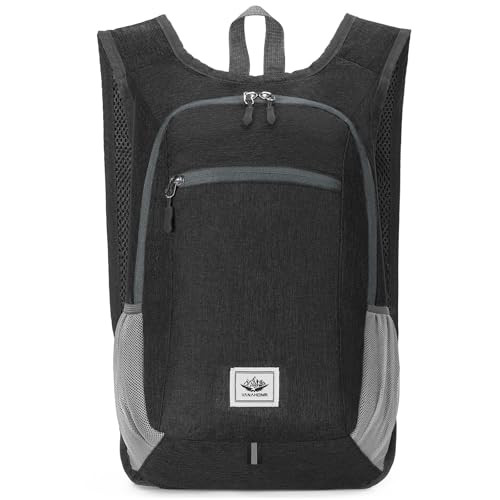 Lightweight Packable Hiking Backpack Travel Hiking Camping Daypack Black