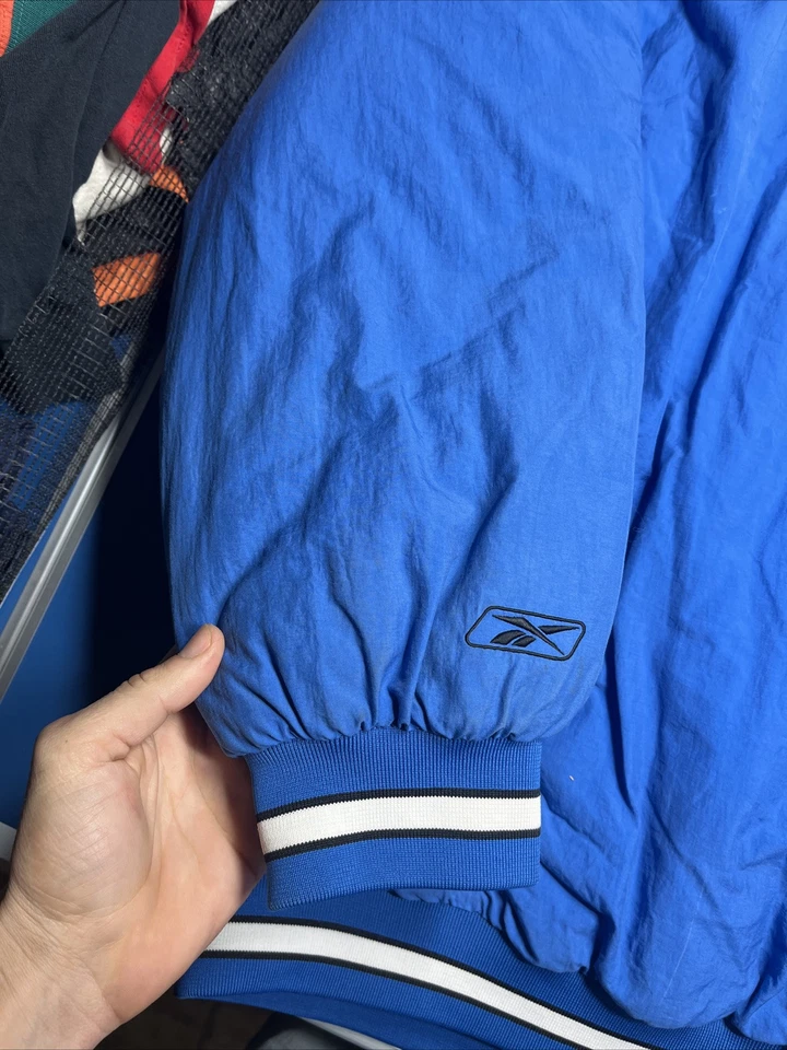 Orlando Magic Vintage Reebok Puffer Jacket Varsity Bomber Men Sz 2XL NBA - Image 3 of 4