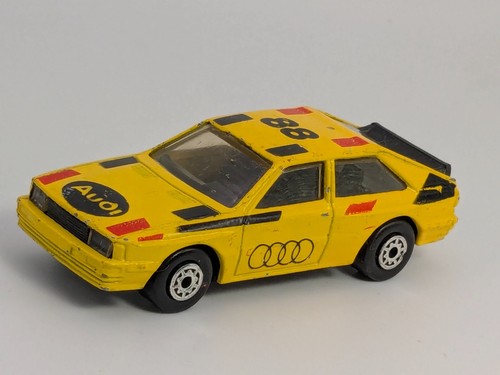 Vintage MC Toys Maisto Yellow Audi Quattro Rally Sport Coupe 1:64 Scale Diecast - Picture 4 of 6