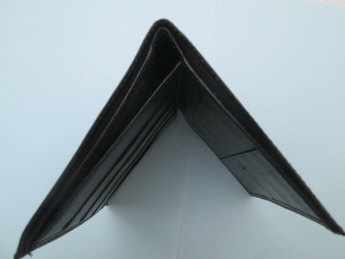 Portefeuille / Porte-monnaie LE TANNEUR En Cuir Noir Vintage - Occasion, Style TBEG