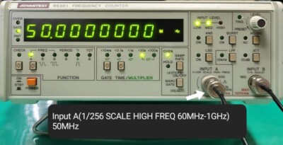 ADVANTEST R5361 超高安定OP-23付 周波数カウンター 1GHz ADVANTEST R5361 超高安定OP-23付 周波数カウンター 1GHz - メルカリ