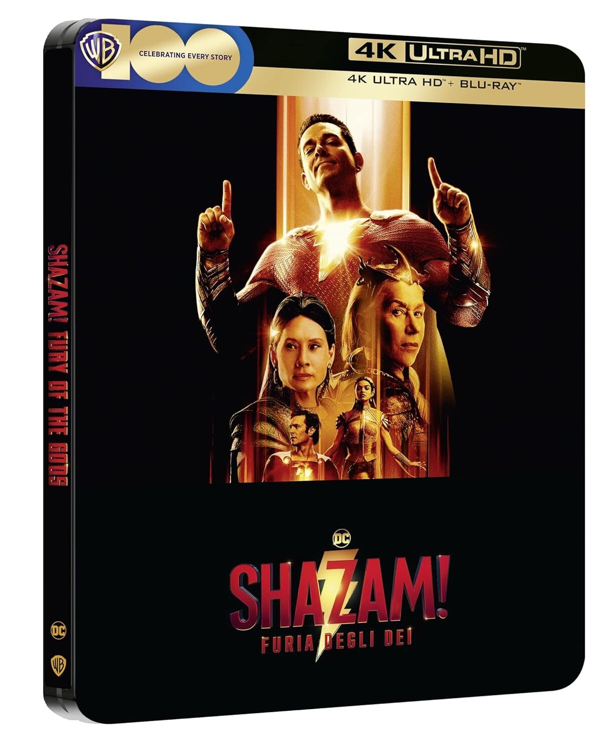 Shazam Fury Of The Gods 4K Steelbook Ultra-HD Blu-Ray New and Sealed (Import)