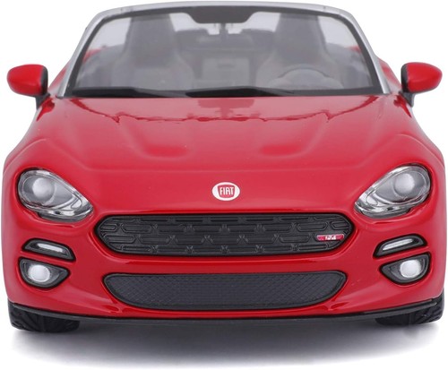 Fiat 124 Spider 2016 Burago 1:24 Rosso Red Nuovo GM Shop - Foto 3 di 7