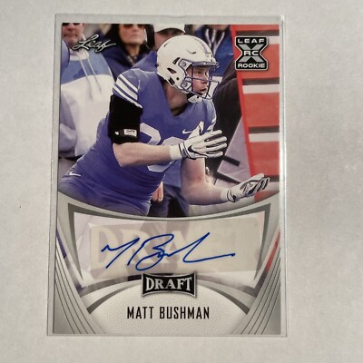 2021 Leaf Draft Auto Matt Bushman #BA-MB1 Auto