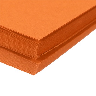 75 Sheets, A4 Colored Print Copy Paper 8.5'' x 11'' Origami Paper 80gsm Orange
