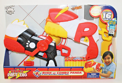 Ryan's World Ryan's Dart Tag Ryan vs Combo Panda Blaster 2-Pack
