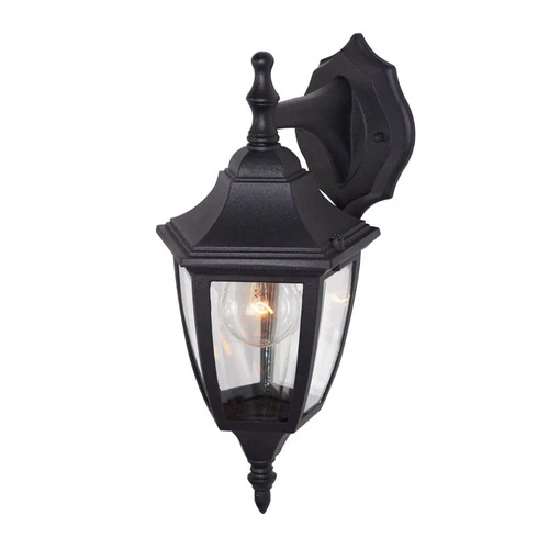 Designers Fountain 2461-BK Today's Home Outdoor Wall Lantern Sconce, 14.25in ... - Picture 3 of 8