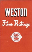 Vintage Weston Film Ratings booklet DF-1667