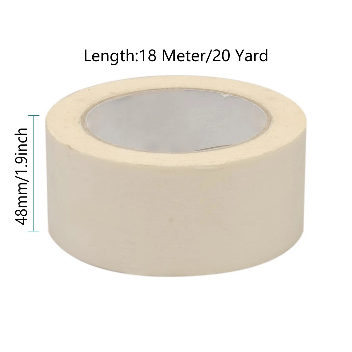 Masking Tape Painting Crepe Paper 48mm x 25m House High Temperature Bulk Sale