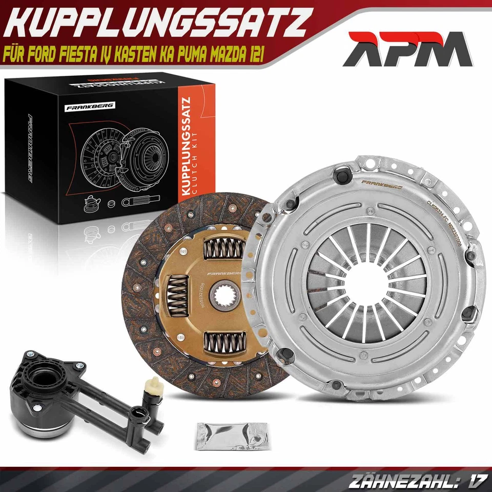 Kupplungssatz für Ford Fiesta IV Kasten KA Puma Mazda 121 III 1.25-1.4L