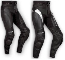 Pantalon Cuir Racing Moto Touring Protections CE slides Biker Wear Motard