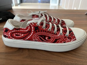 saint laurent bandana sneakers