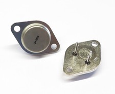 2 Stück 2N3055 NPN power transistor 100V/60V 15A 117W TO3, Tesla