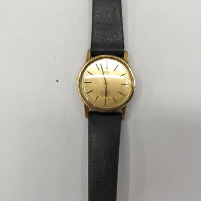 Omega De Ville Cal.1350 Gold Quartz Mens Watch Authentic Omega De Ville Cal.1350 Gold Quartz Mens Watch Authentic