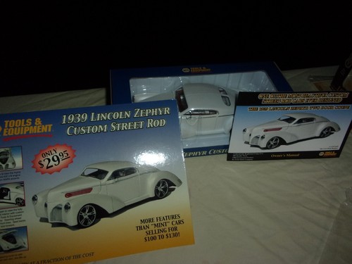 Crown Jewels Napa 1939 Lincoln Zephyr Street Rod DieCast 1/24 **READ DESC** - Picture 6 of 7