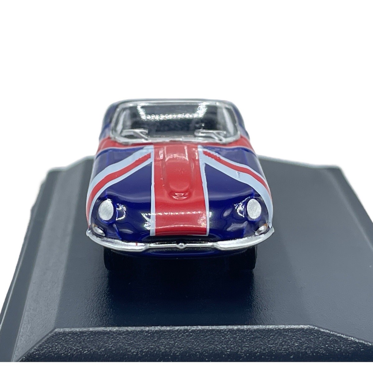 Union Jack British Flag Jaguar E Type Diecast car 1:76 OO Scale
