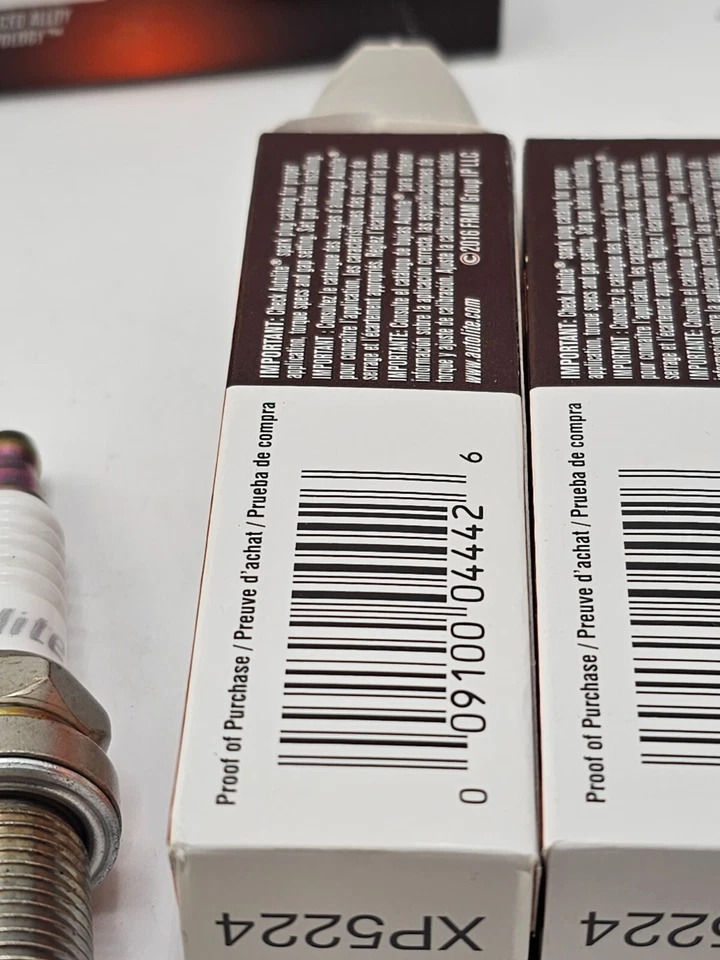 (CANTIDAD 4) Bujía Autolite Iridium XP XP5224 para Volkswagen Jetta Beetle 92-2015 Foto 2 de 4