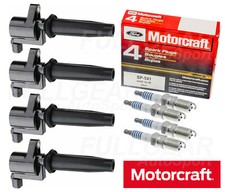 JUEGO BOBINA DE ENCENDIDO MOTOR Y BUJÍAS MOTORCRAFT SP541 PARA FORD FOCUS FD505