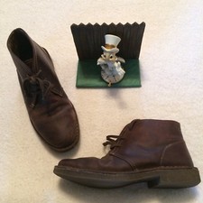 G.H Bass Co Thom Chucka Boots Size 9 M Brown Leather 2036-298