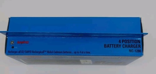 Ge Sanyo 4 Position Battery Charger NC-1280 OmniCharger New - Picture 14 of 14