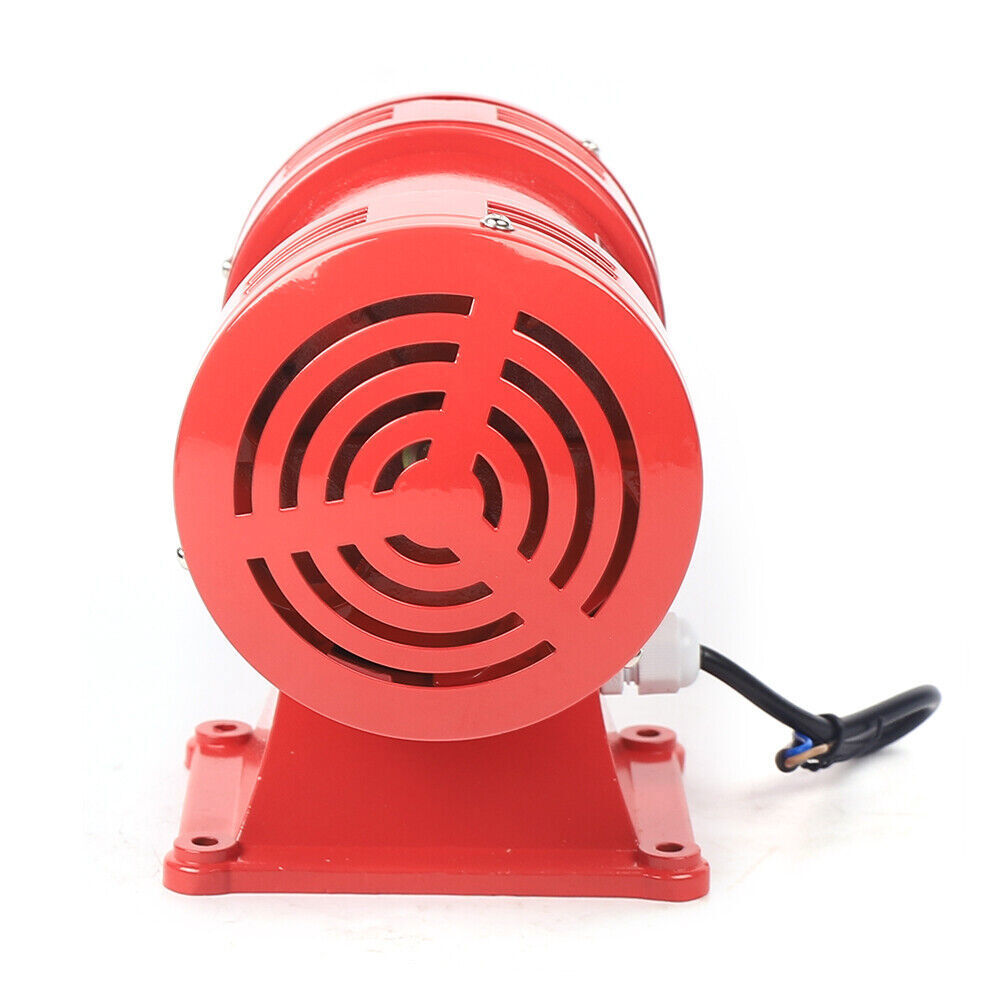 400W 110V / 60Hz Motor Driven Air Raid Siren Tornado Warning Electric Siren Red 
