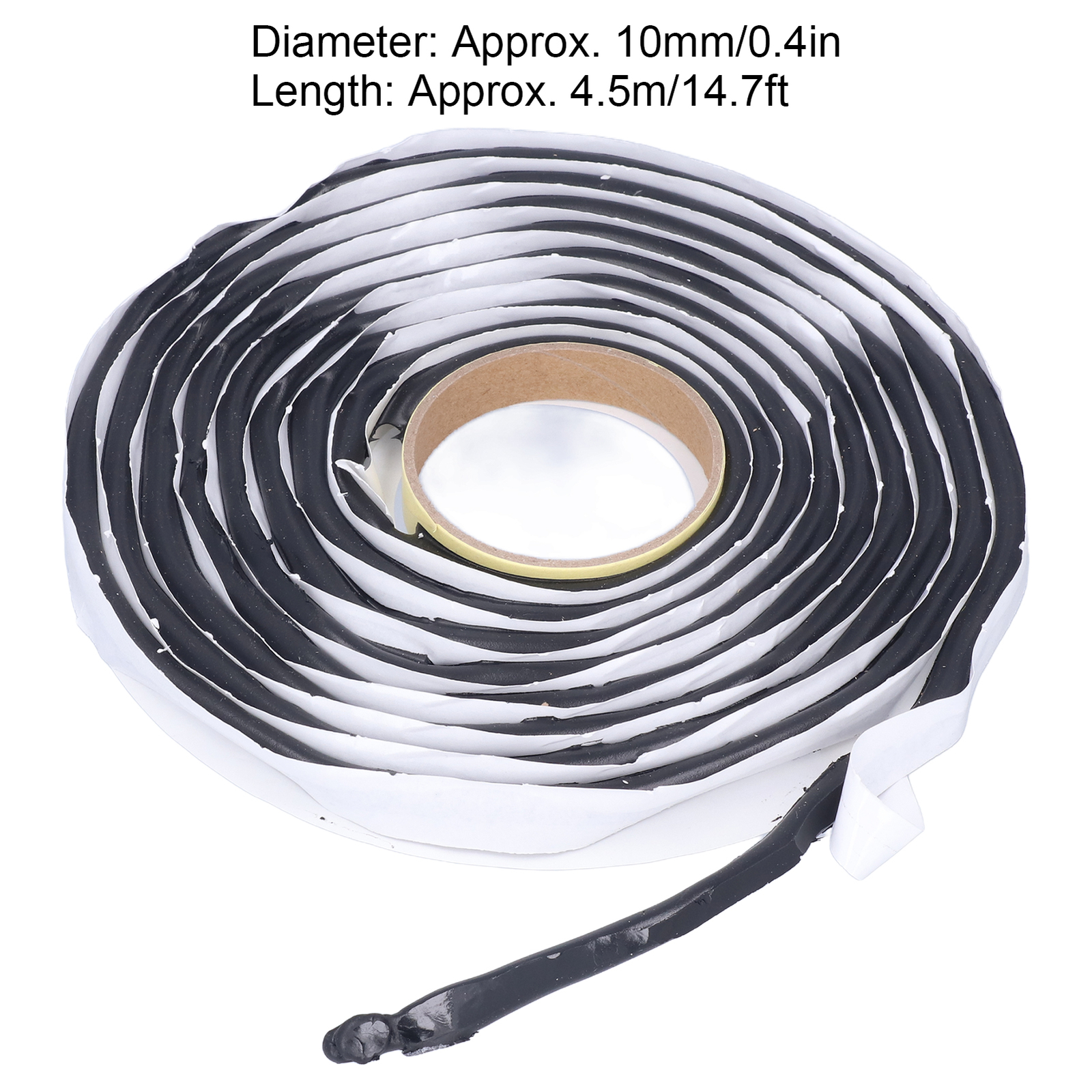 Auto Butyl Rope High Viscosity Sealants Butyl Rubber Tape Black