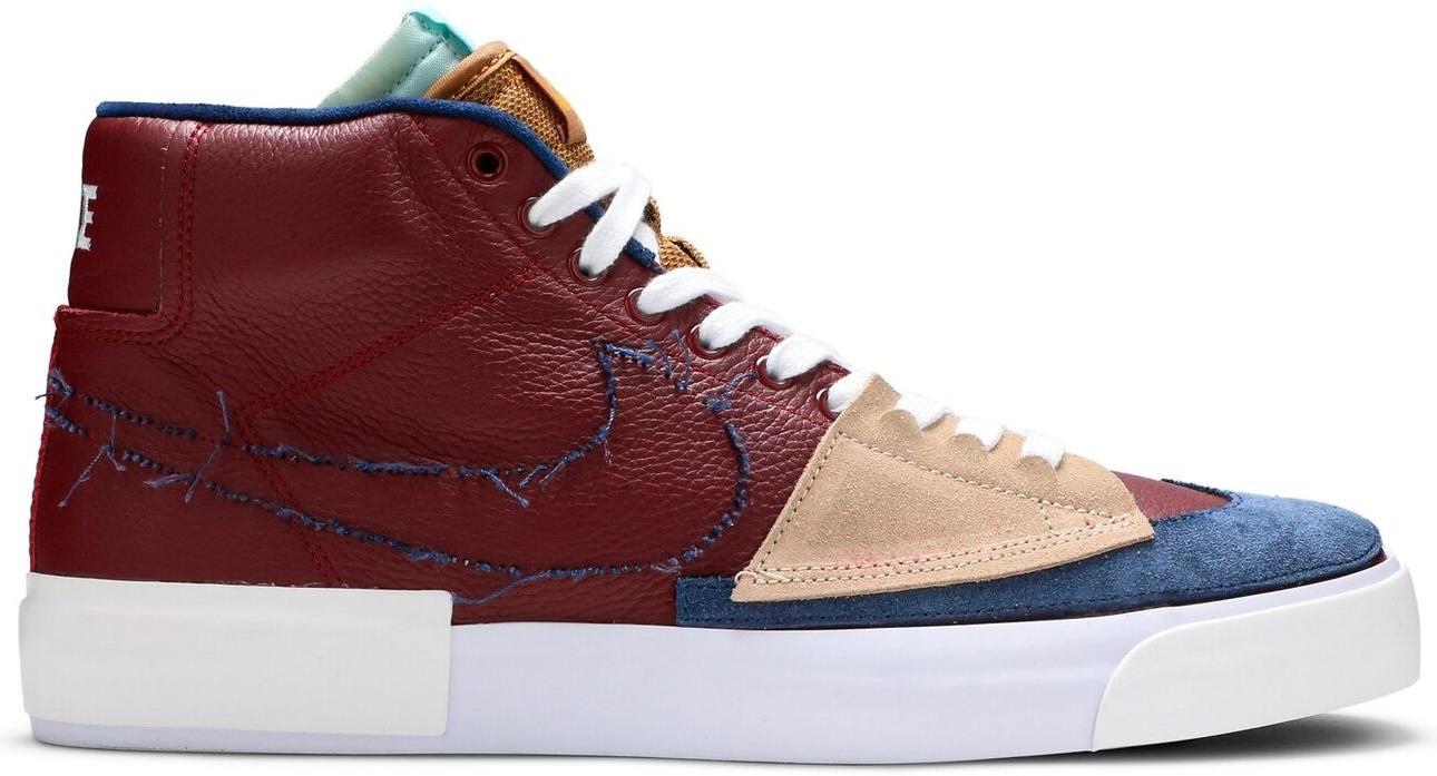 Rare Nike SB Blazer Mid Edge Orange Aqua 2020 - CI3833-101 Nike SB Blazer Mid Edge Hack Pack 2020 - CI3833-100 for Sale  main image 2