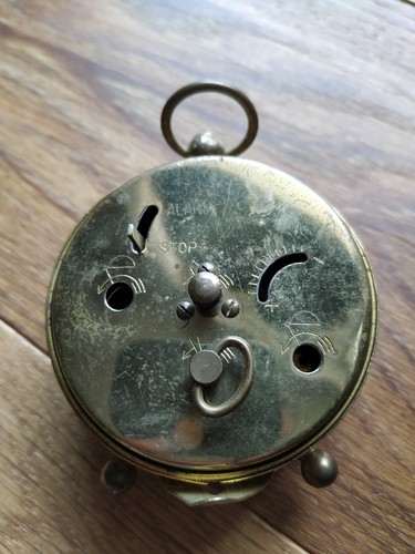Blessing Wecker Uhr Clock Antik Alt goldfarben Vintage - Bild 2 von 5