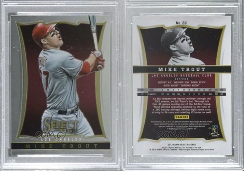 2013 Panini Select Baseball Mike Trout #22 - PSA 10 GEM MT - Picture 2 of 2