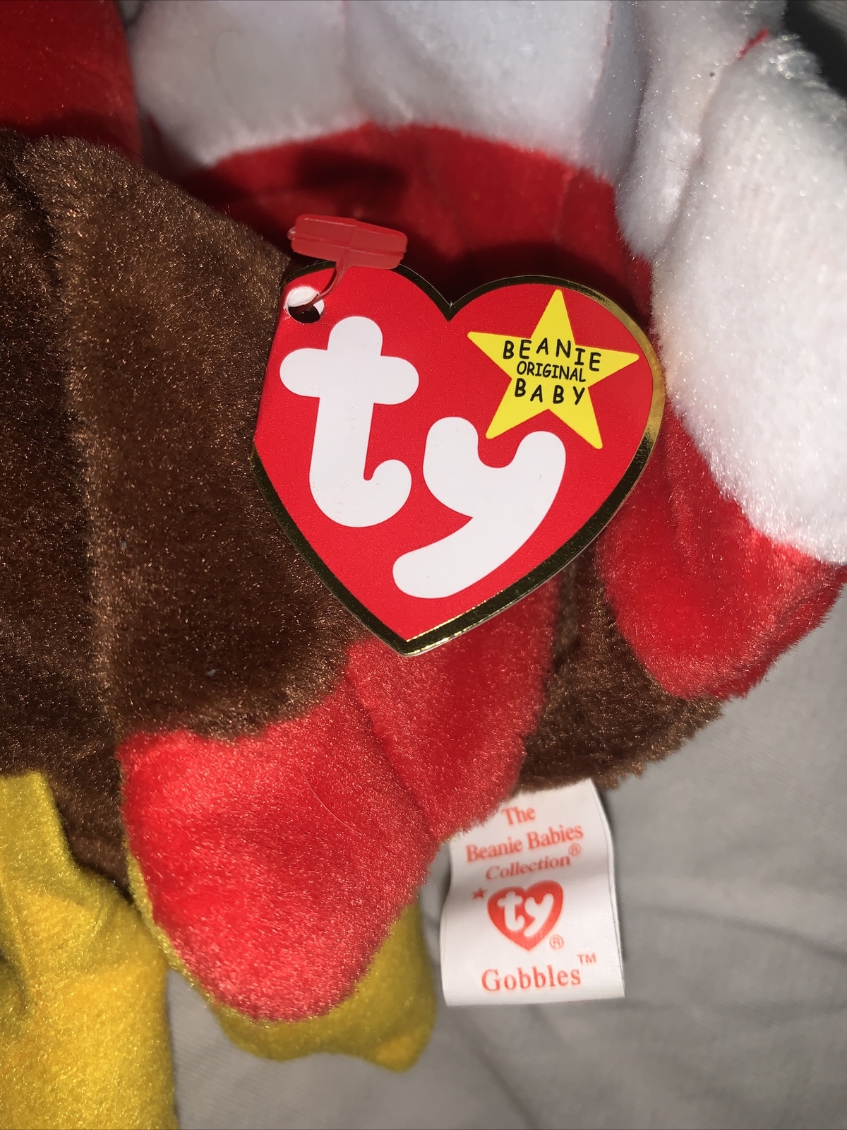 TY GOBBLES BEANIE BABIES WITH * PVC PELLETS* 8421040346 eBay