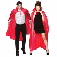 Erwachsenen Unisex Deluxe Rote Halloween Vampir Umhang KostüM ZubehöR