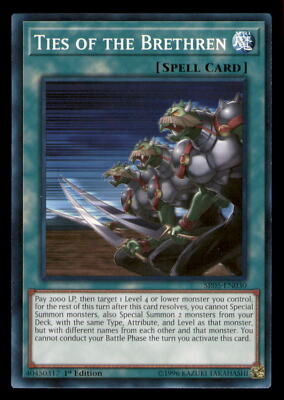 Yugioh Ties of the Brethren #SR05-EN030 Structure Deck: Wave of Light LP