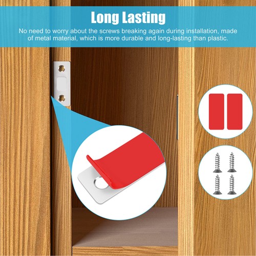 Lot Strong Magnetic Door Closer Cabinet Catch Latch Cupboard Ultra Thin Closures - Picture 12 of 16