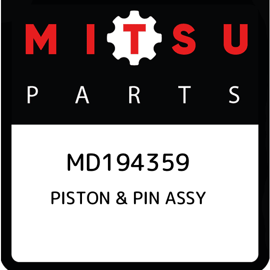 MD194359 Mitsubishi Piston & pin assy MD194359, New Genuine OEM 