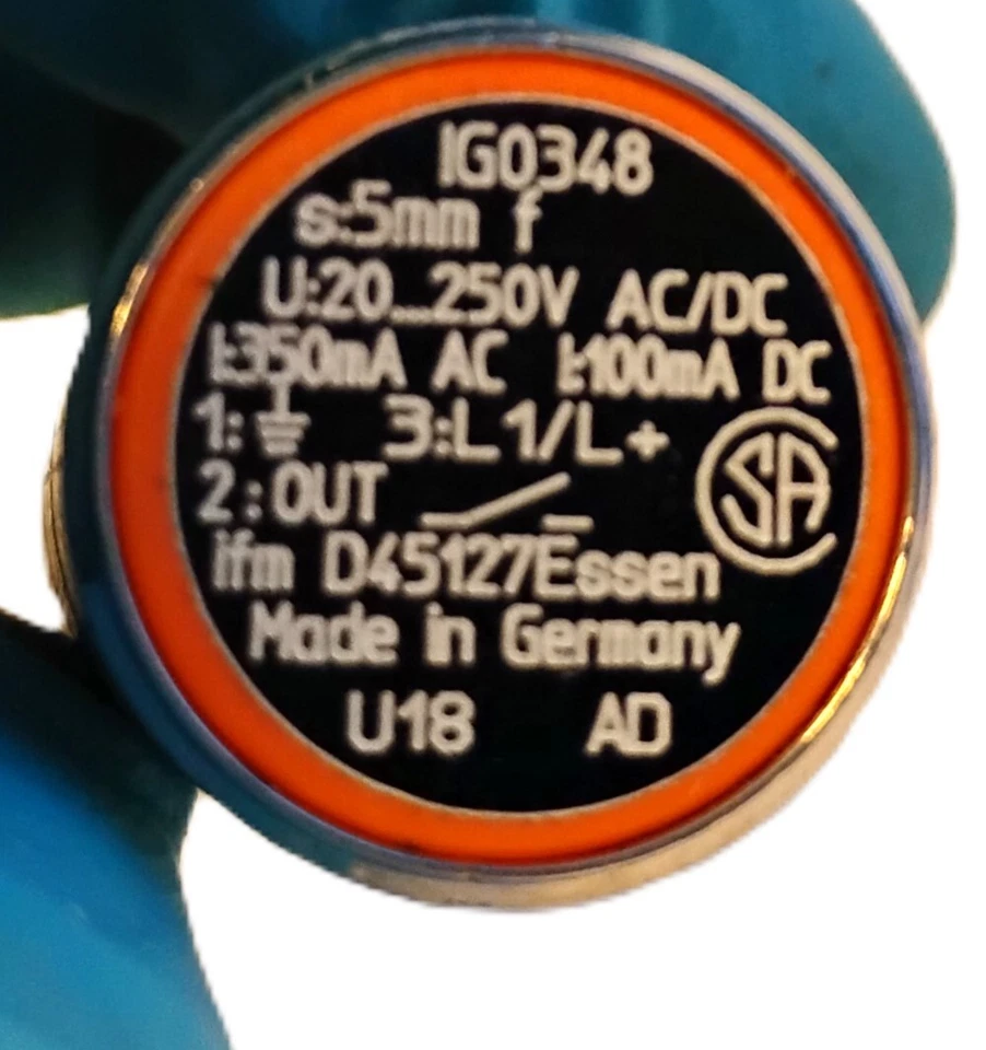 IFM Efector IG0348 Inductive Proximity Sensor - Image 4 of 4