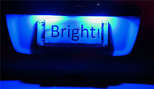 Luces con matrícula LED azul para Subaru Toyota 86 ft86 Scion FRS BRZ - Imagen 1 de 2