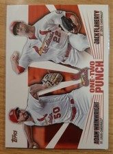 2023 TOPPS ONE-TWO PUNCH ADAM WAINWRIGHT JACK FLAHERTY #5 ST. LOUIS CARDINALS