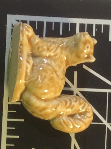 Vintage Wade Whimsies Solid English Porcelain Pine Marten #23 In Box Collectible - Picture 7 of 10