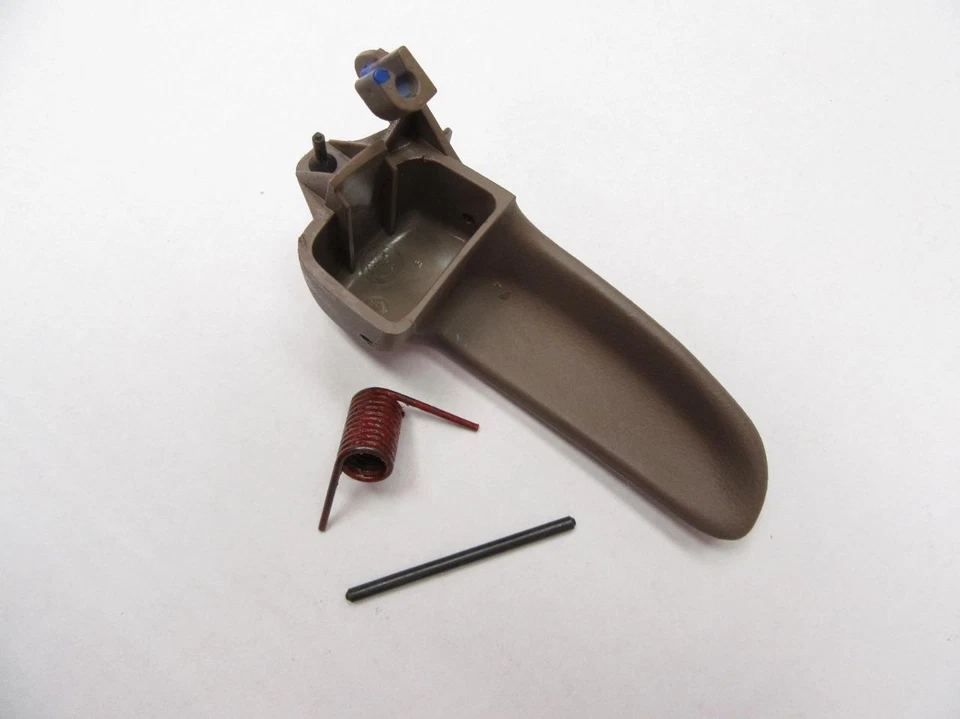 Original OEM Chrysler Concorde 300M LHS lado del conductor puerta delantera trasera manija marrón Foto 4 de 4